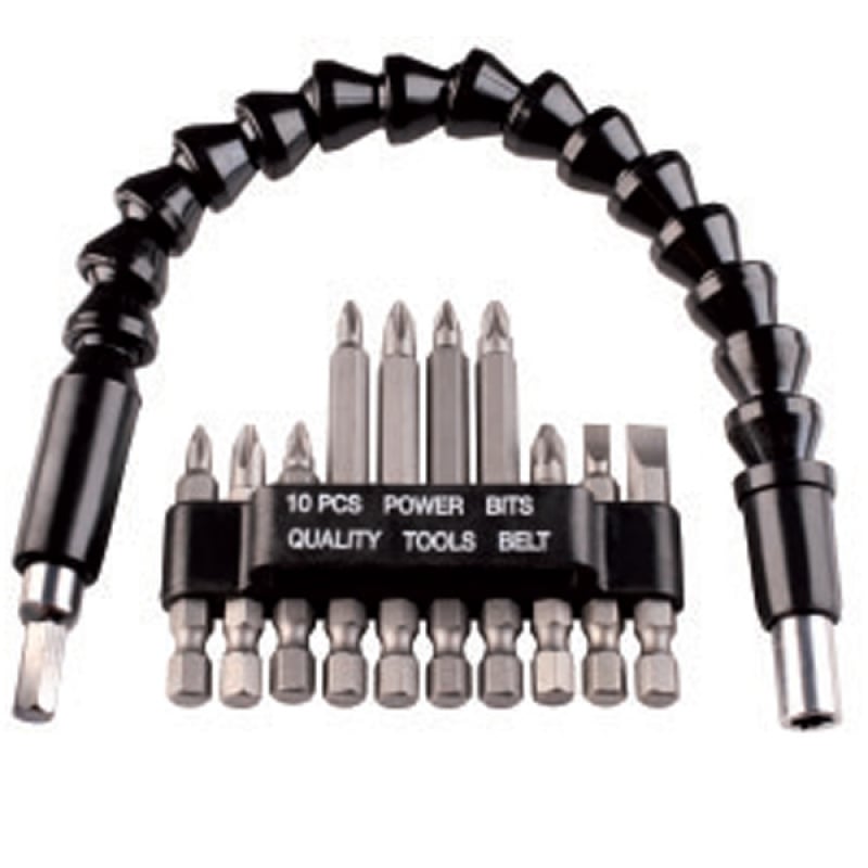 Set 10 inserti con albero flessibile Kraftixx