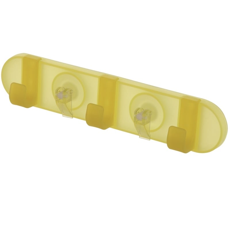 Appendino in abs 3 ganci con ventosa vari colori Feridras 217003-b