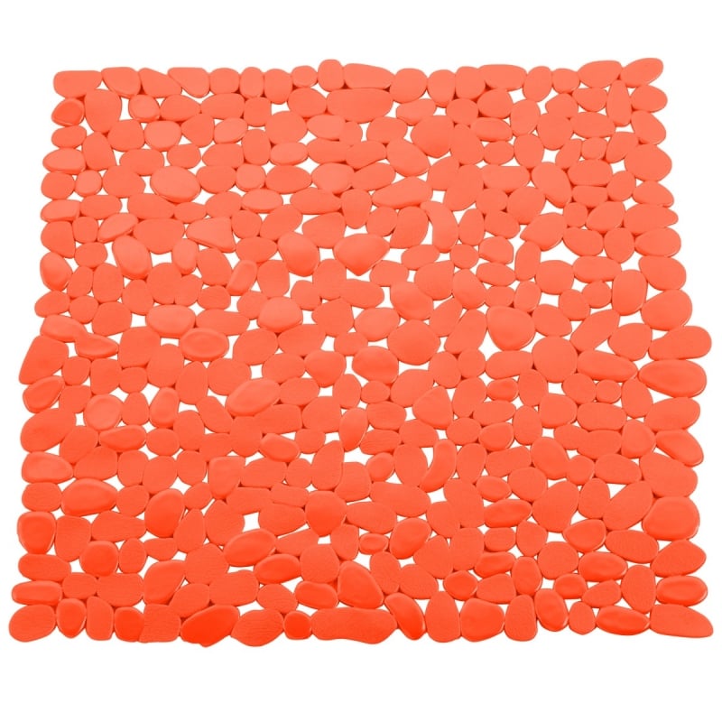 Tappeto antiscivolo quadrato 54x54 cm a sassolino in pvc varie colori