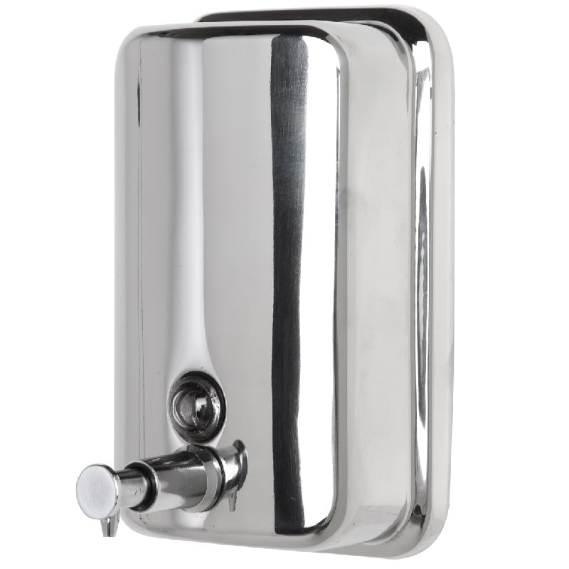 Dispenser sapone da muro in acciaio 800 ml linea facile Feridras 285025-b