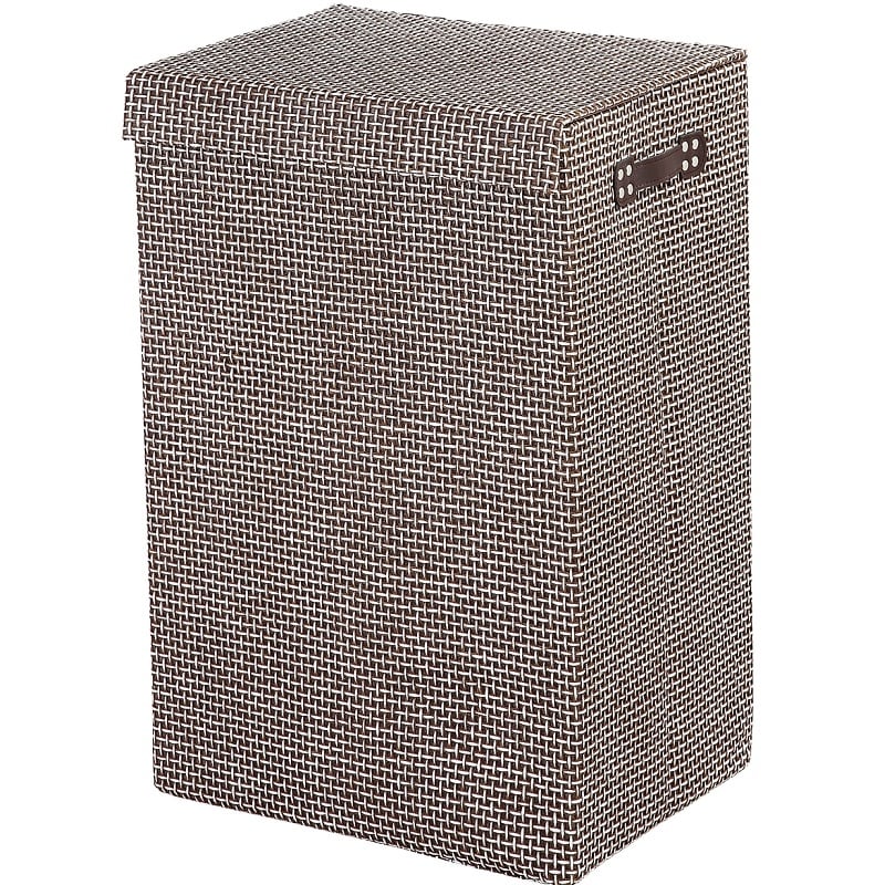 Portabiancheria da 72 lt bianco e marrone Feridras 557003