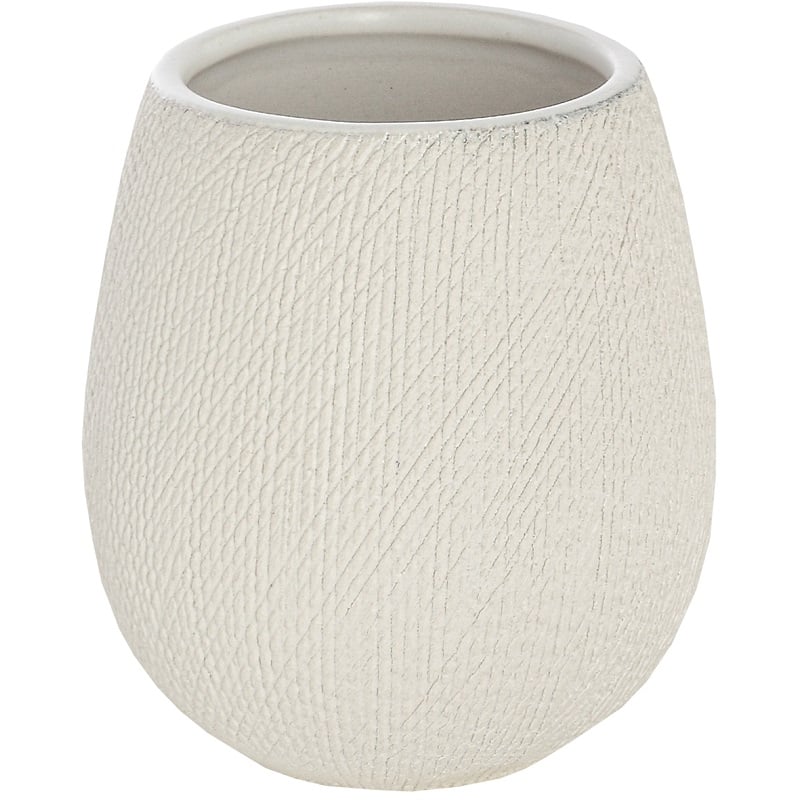 Portaspazzolino in ceramica bianco linea safari 628002