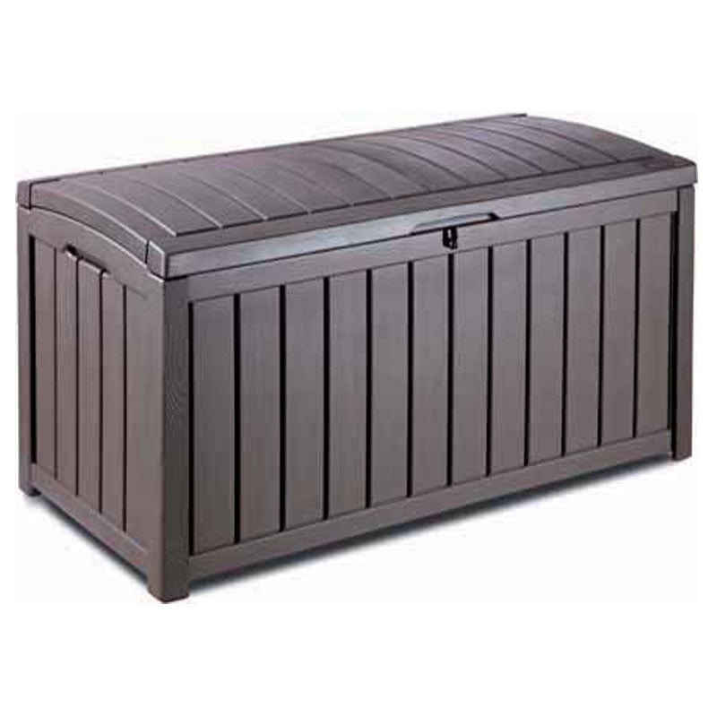 Baule in resina Keter Effetto legno Glenwood