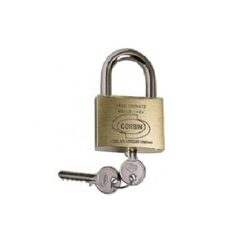 Lucchetto in ottone arco normale da 25mm Corbin