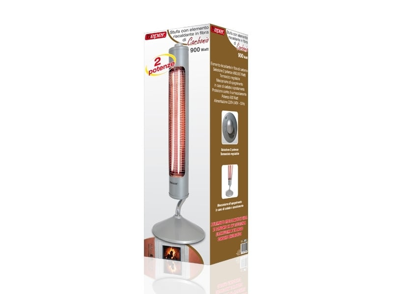 Stufa al carbonio 900w 70003B Beper