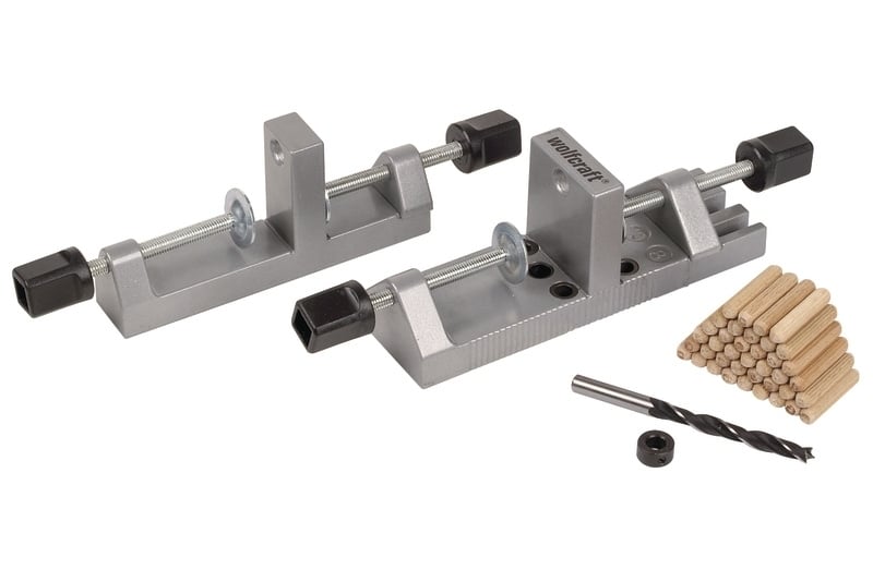 Dispositivo professionale per spinatura legno da 6,8,10 mm Wolfcraft