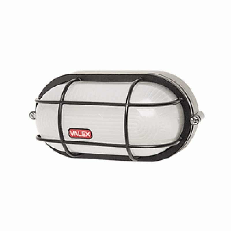 Lampada ovale da esterno con grata 100watt Valex 1152435