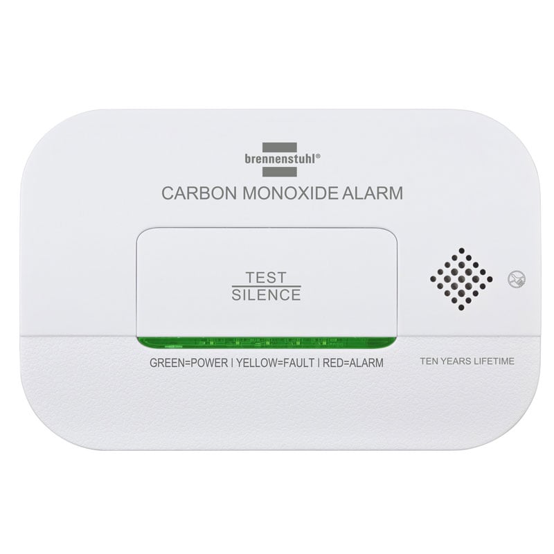 Rilevatore di CO monossido di carbonio con allarme e display led Brennenstuhl 