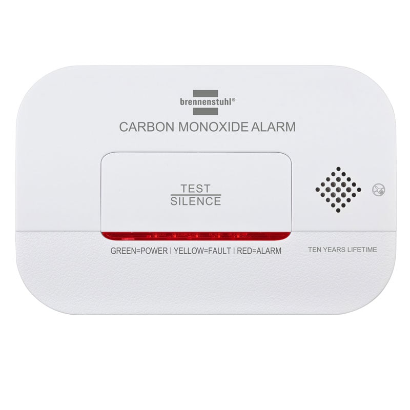 Rilevatore di CO monossido di carbonio con allarme e display led Brennenstuhl 