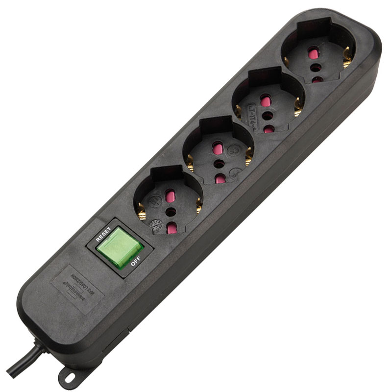 Multipresa Eco-Line con interruttore 4 posti Brennenstuhl