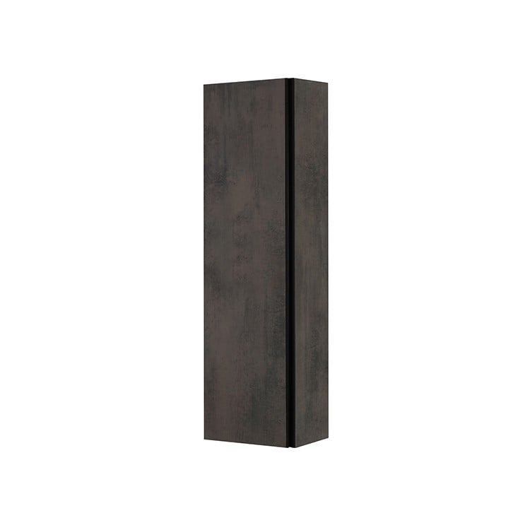 Pensile da bagno sospeso grigio ossido 40x135cm Oxid Feridras