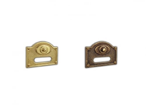 Pulsantiera stile rustico per campanello a 1 pulsante Silmec 1P-680