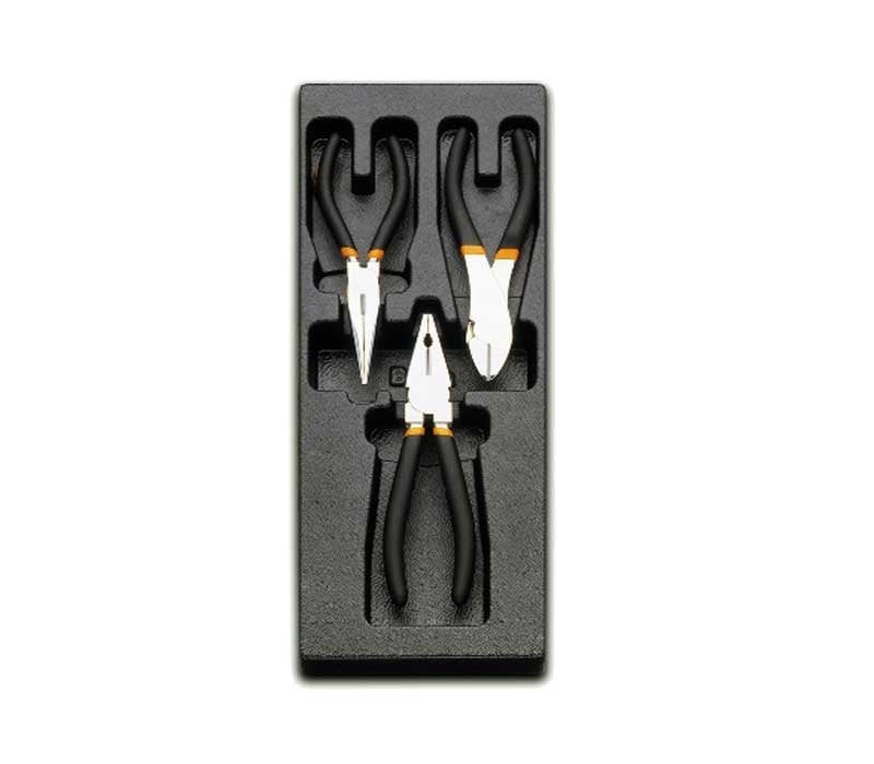 Set pinze e tronchesi da 3pz. in termoformato Beta