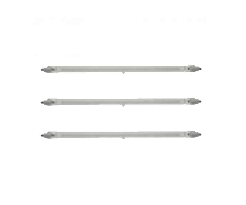 Set 3 lampade alogene per stufe Vinco 15.2 cm 400 watt