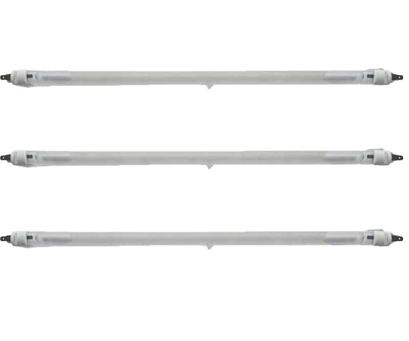 Lampade alogene 21,5 cm set 3 pz per stufe vinco 70104