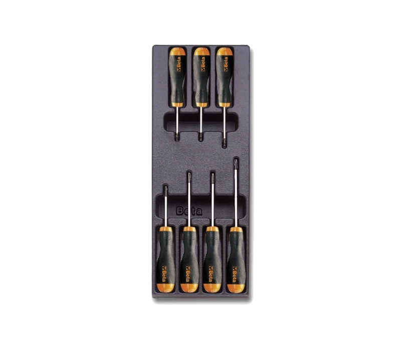 Set cacciaviti torx da 7pz. in termoformato Beta