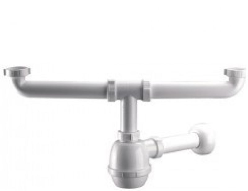 Sifone da 1''1-2 in polietilene con 2 bacini Gt Comis 162113