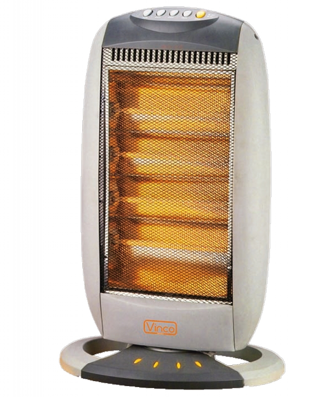 Stufa elettrica alogena 1600 Watt Vinco 70106