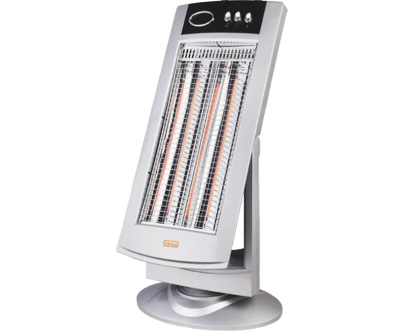 Stufa elettrica ad infrarossi basculante 900 watt Vinco 70181