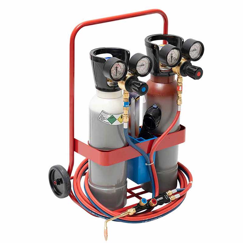 kit di saldatura portatile Ossiacetilenica Turbo Set Smart 5 Litri