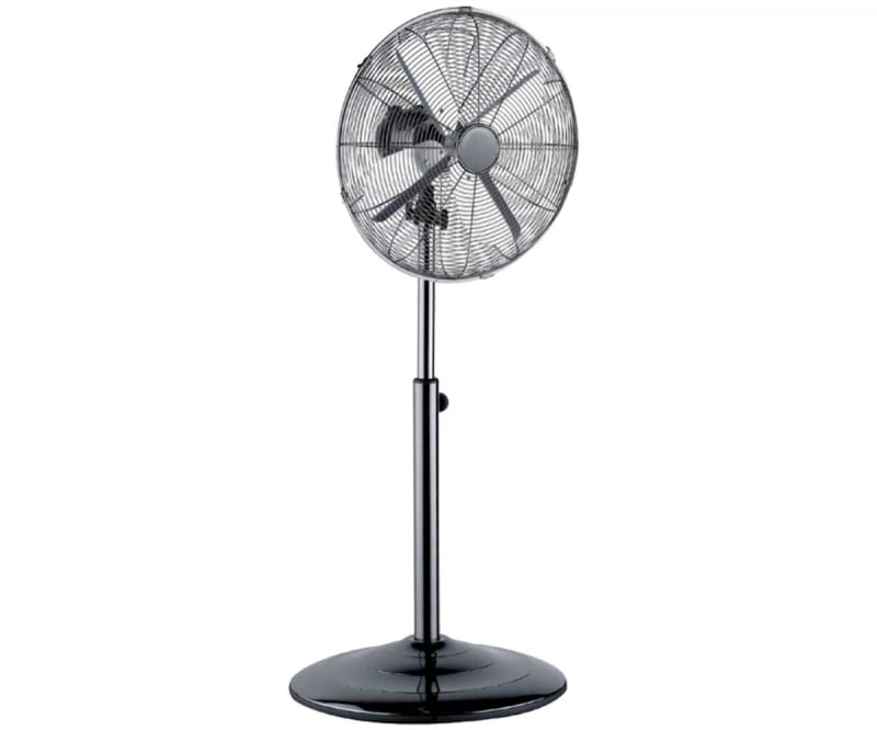 Ventilatore in metallo cromato a piantana San Giorgio 2640
