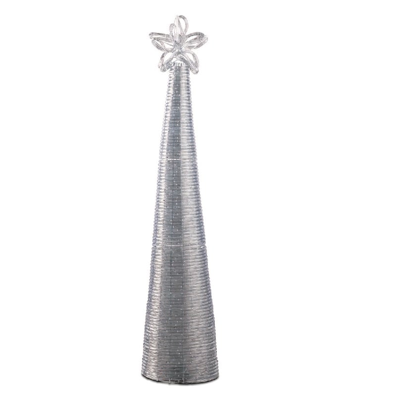 Albero di Natale in tubo luminoso a LED Rosa Trade