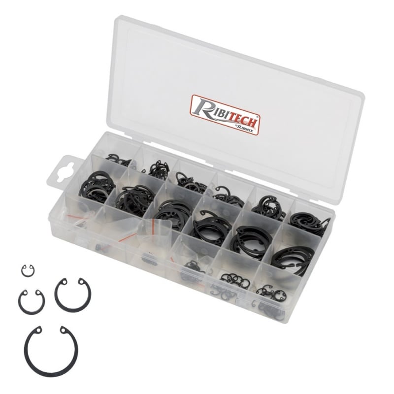 Assortimento anelli d' arresto Elastici Ribimex