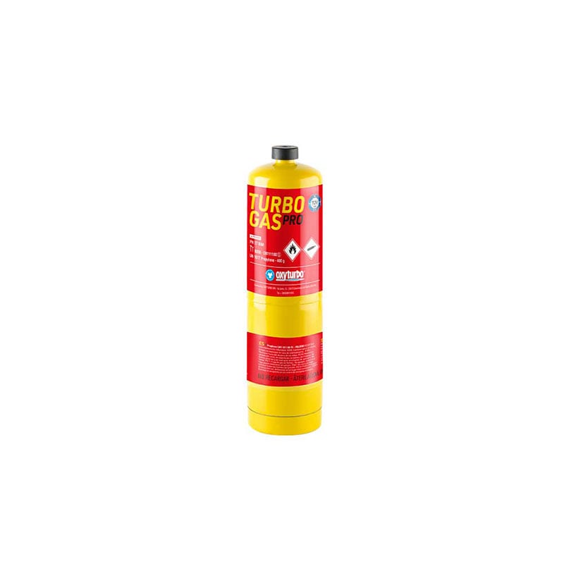 Bombola di gas propilene 400 g per turboset 110 Oxyturbo