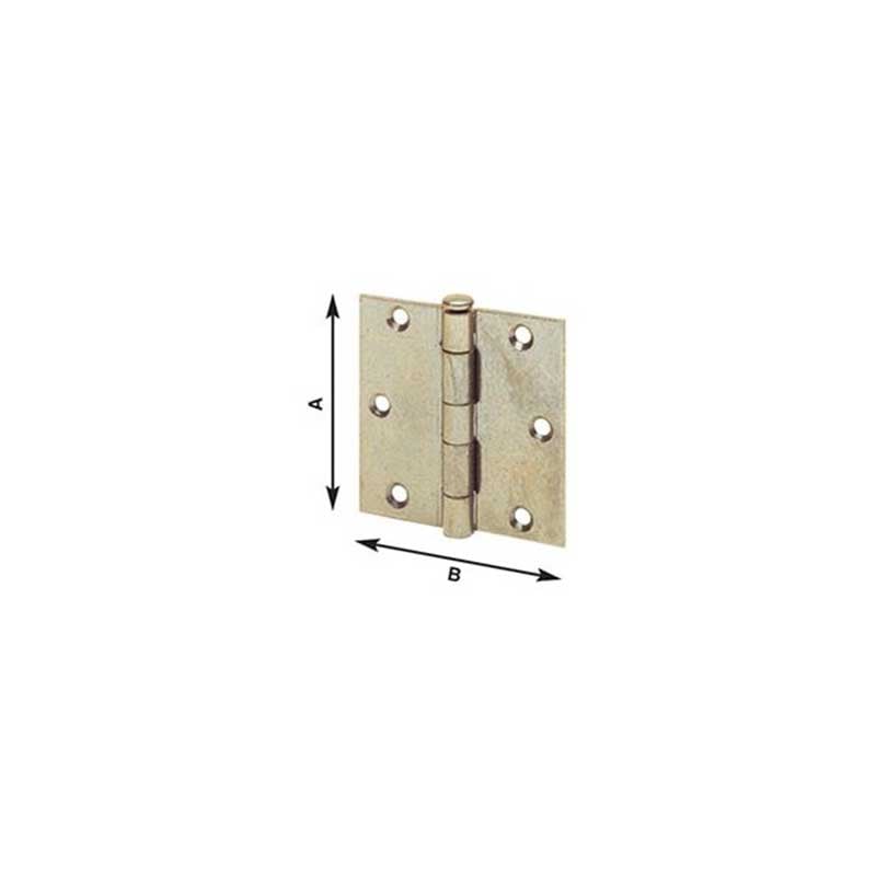Cerniere Acciaio Zincato 9x9 cm Aldeghi