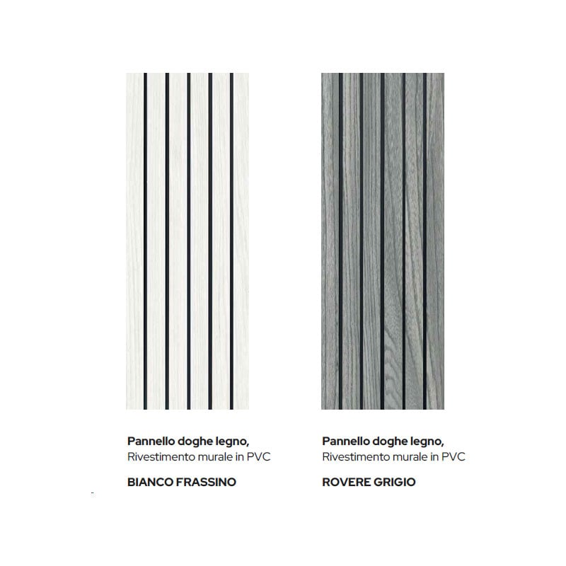 Pannelli decorativi per pareti in PVC effetto Legno 300 x 280 cm
