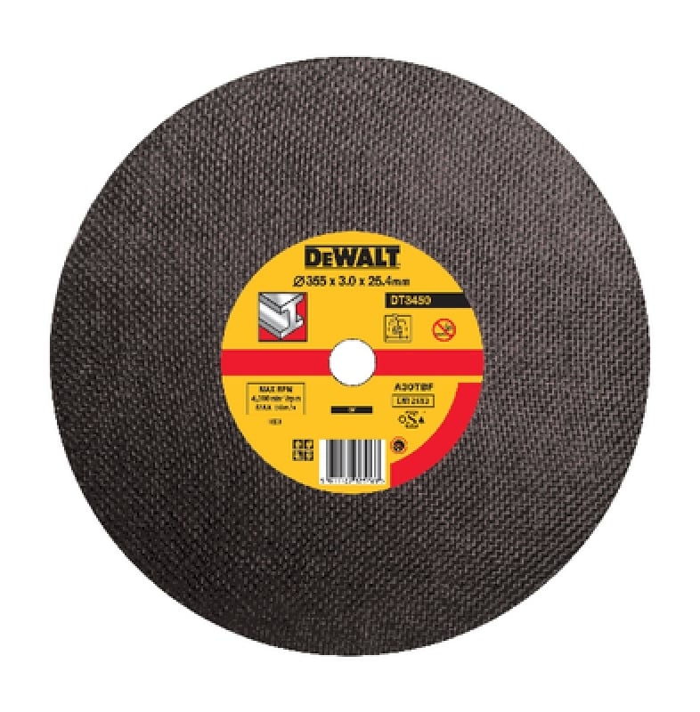 Disco da taglio metallo per troncatrice 355mm dt3450qz Dewalt