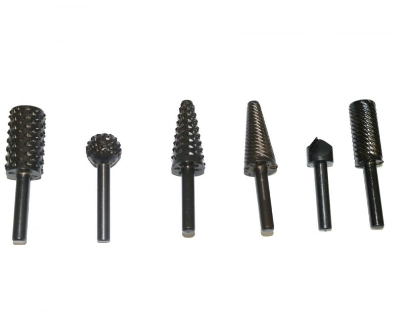 Frese e raspe rotative serie da 6 pz Pg professional