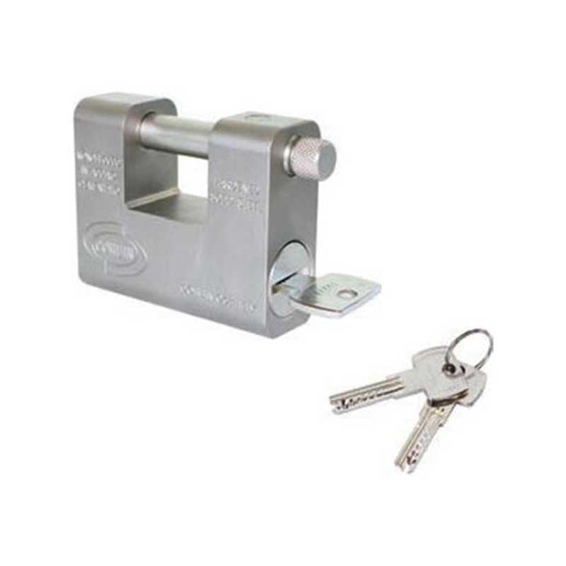 Lucchetto monoblocco in Acciaio Cementato Corbin Grizzly