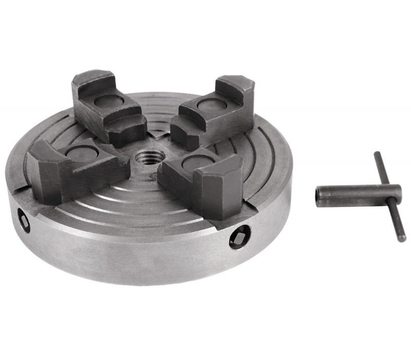 Mandrino 4 griffe per tornio per legno Einhell
