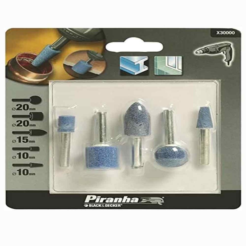 Mole per smerigliatura set da 5 pz X30000 XJ Black decker