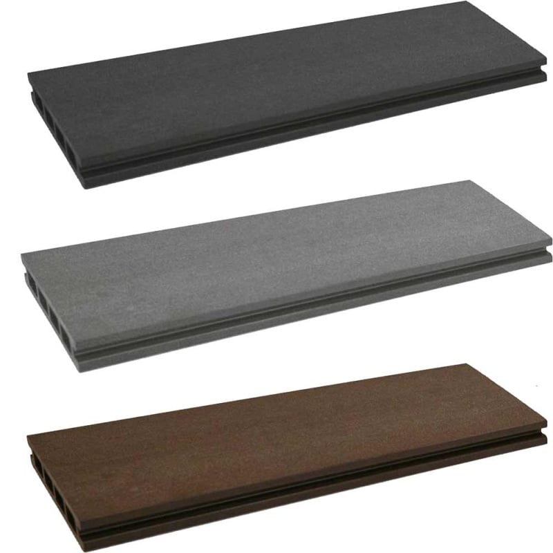 Piastrelle doghe ad incastro Easy in Wpc 200 x 14 cm (4mq 15 pz)