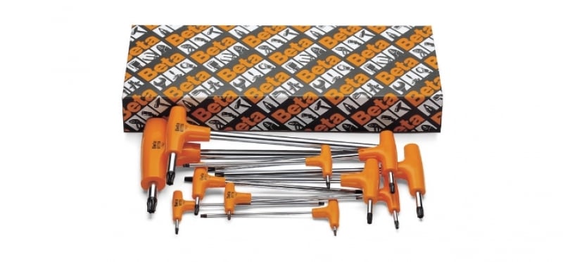 Chiavi Torx a t Maschio piegate con impugnatura Beta Action 6 Pz