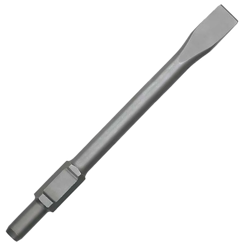 Scalpello piatto per demolitore attacco Esagonale 38 mm da 410 mm