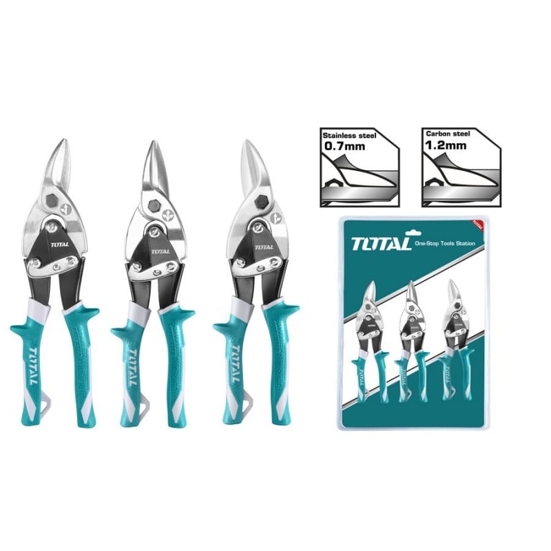 Set di 3 cesoie per acciaio da 250 mm Total TOTTHT520106K