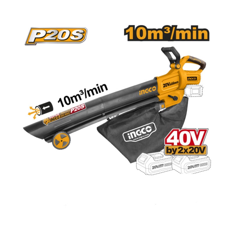 Soffiatore A Batteria 40v nudo Ingco CABLI2003
