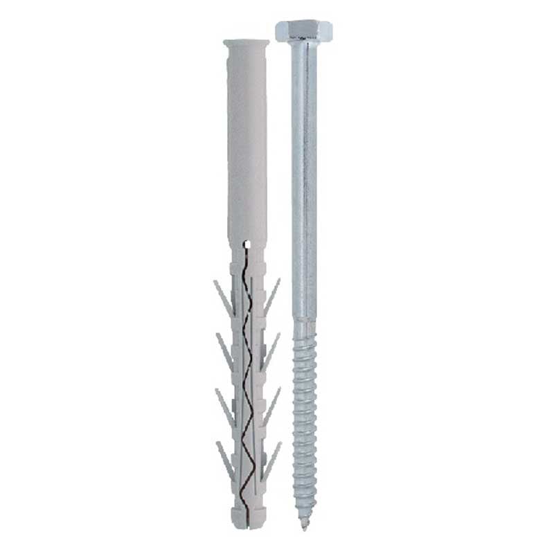 Tasselli In Nylon 12 x 135 mm Con Viti TUP4 Friulsider 25 Pz