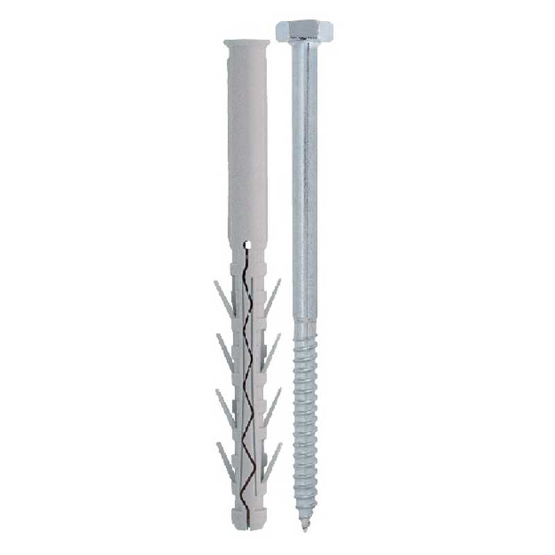Tasselli In Nylon 10 x 160 mm Con Viti TUP4 Friulsider 50 Pz