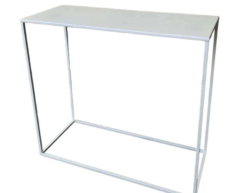 Tavolo a consolle in metallo Made in Italy Basic