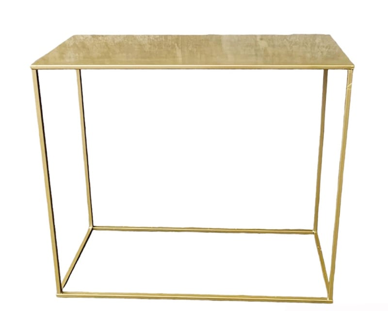 Tavolo a consolle in metallo Made in Italy Basic