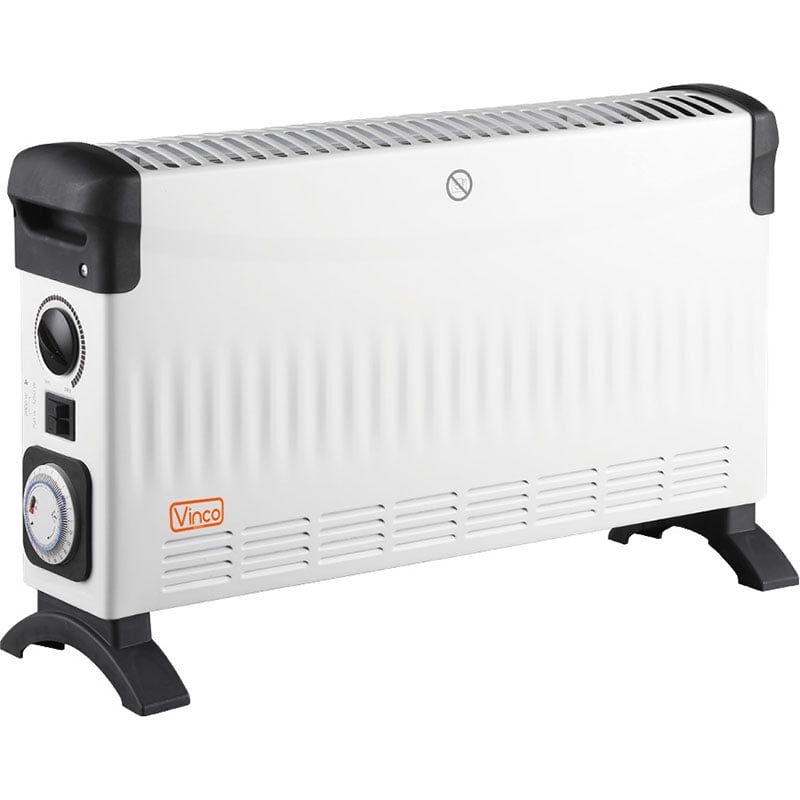 Termoconvettore elettrico con Timer 2000 Watt Vinco 70508