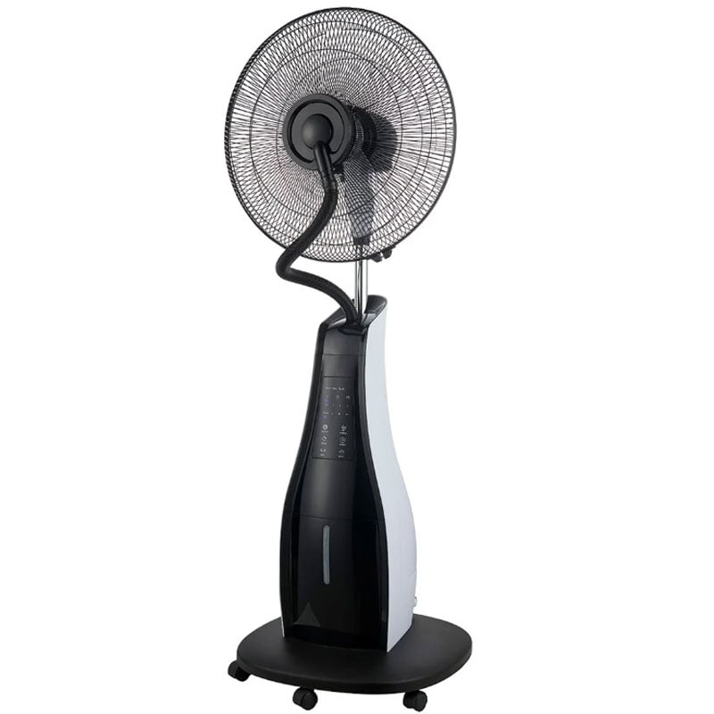 Ventilatore con nebulizzatore a piantana Vinco 70727 carrellato