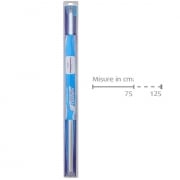 Asta doccia dritta cromo estensibile 75 fino 125 cm d 22 cm Feridras 017006