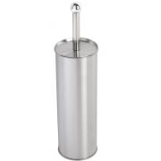 Portascopino tondo in acciaio satinato alto 37 cm Feridras 151017-b