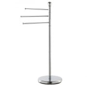 Piantana portasciugamani in acciaio cromato 3 bracci 90 cm Feridras 154001-b