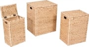 Bauli set 3 pezzi giacinto marino naturale